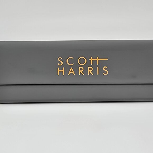 Scott Harris Europa SH-368 C2 Pewter Chrome Eyeglasses Frame w/ Case 52-15-143 - Picture 16 of 16